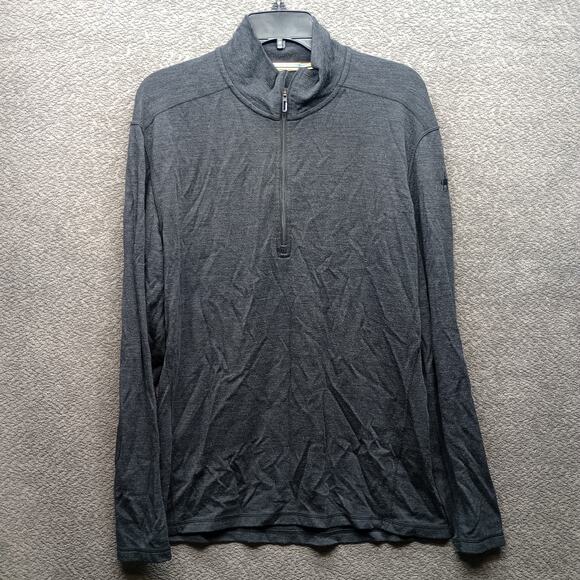Smartwool Merino 250 Men 1/4 Zip Up Long Sleeve Shirt - Picture 1 of 8
